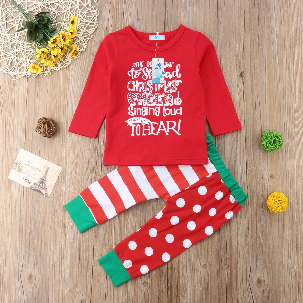Božič Novorojenega Dojenčka Otroci Baby Boy, Girl Obleke Pismo Natisnjeno Obleko Oblačila, Ki Jeseni Nositi Oblačila,