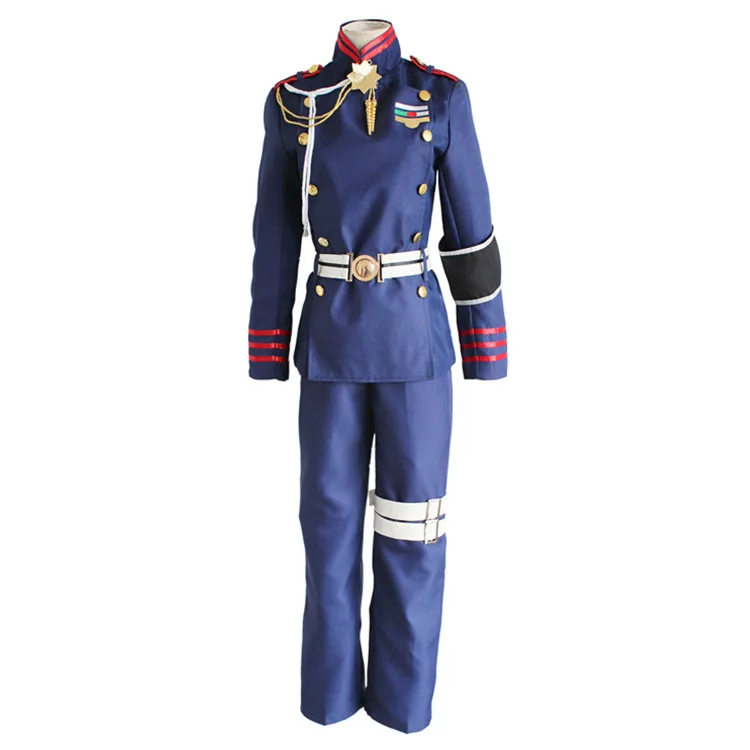 Anime Seraph konca Owari ne Serafu Guren Ichinose Cosplay Kostum Vojaško Uniformo Obleko za noč Čarovnic Oblačila Sklop