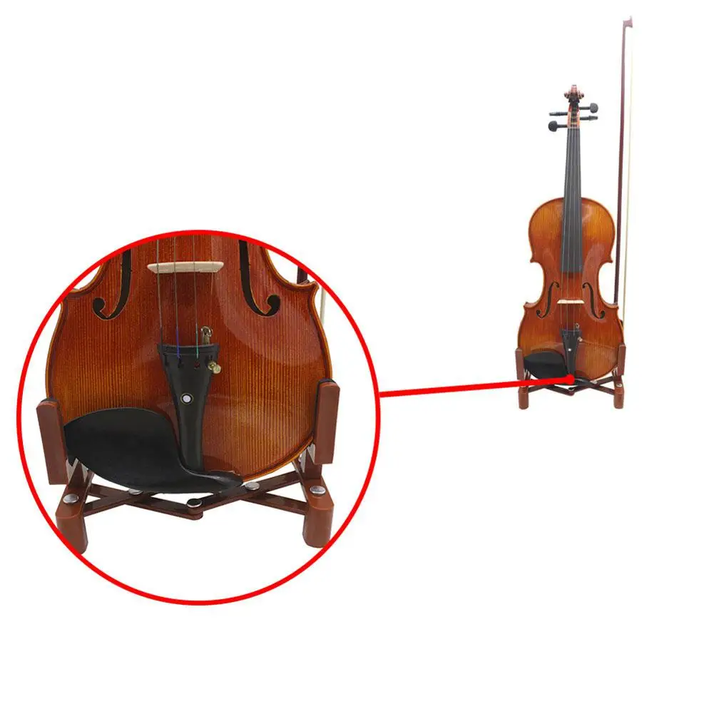 Prenosni Nastavljiv Zložljive Glasbila Stojala z Lokom Držalo za Violino Stojalo