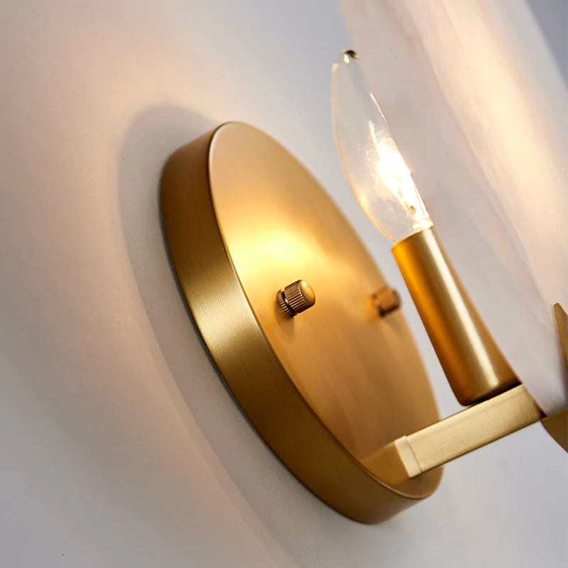 Post moderne Ameriške dekorativni steno vgrajena lučka lučka zlato dnevna soba foyer luči, stenske luči rov