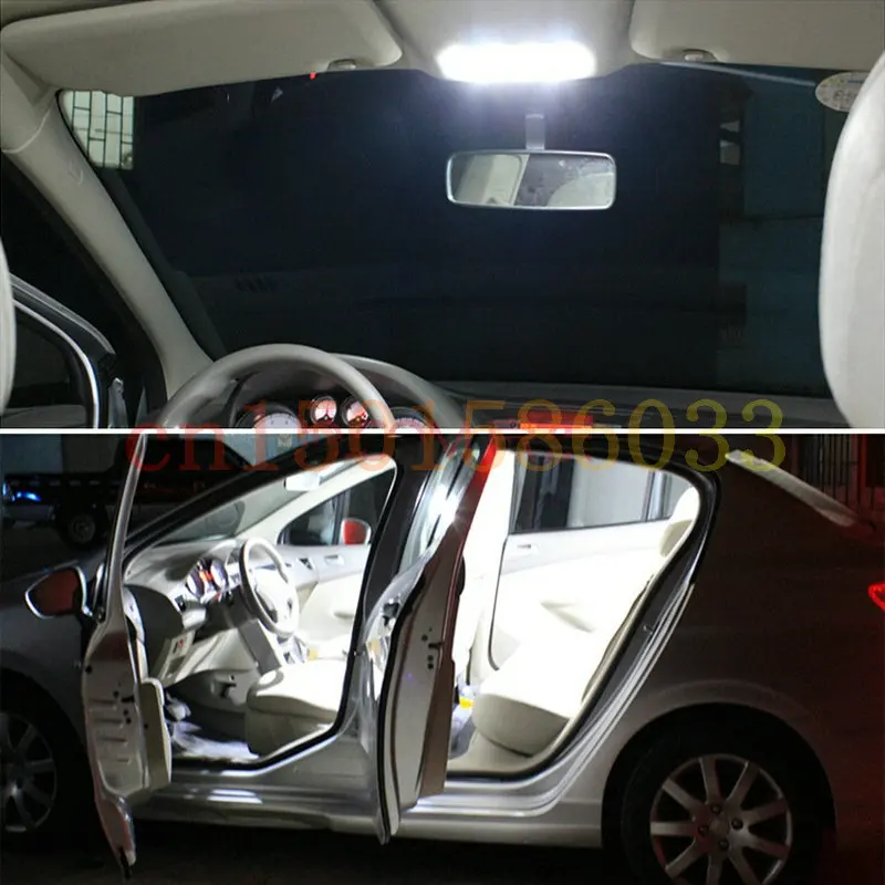 LED Notranjosti Avtomobila Luči Za Bmw Serije 5 E39 brez Napak Zemljevid Dome Branje Vizir Vrata FootWell Prtljažnik z Dovoljenjem 11pc
