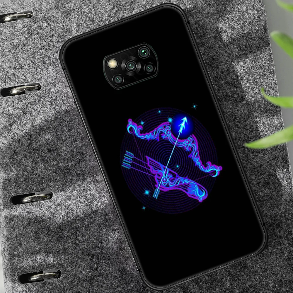 Ozvezdja 12 Telefon primeru Zajema Trup Za Xiaomi Mi A2 A3 8 9 9T Opomba 10 Mp Lite Pro black Prime Trend Celice 3D Pokrov Tpu Coque