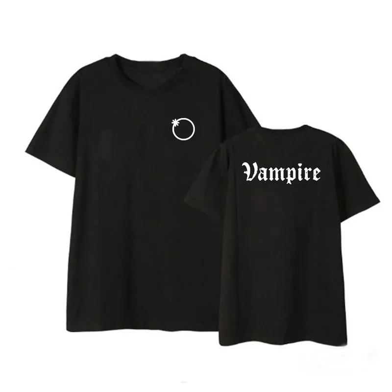 Kpop IZONE Vampir Album t srajce Hip Hop Priložnostne Ohlapna Oblačila T-shirt Kratek Rokav Vrhovi