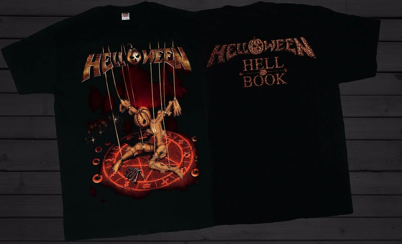Helloween Hellbook nemški Power Metal Band Majica s kratkimi rokavi Velikosti S 6Xl