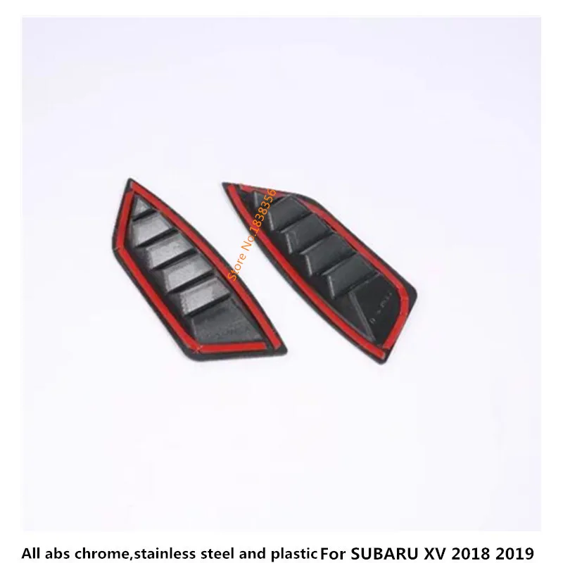 Za SUBARU XV 2018 2019 2020 Avto Abs Chrome Telo Kritje Okrasimo Detektor Notranji Sprednji Spodnji klimatska Naprava Izhodni Prezračevalni 2pcs