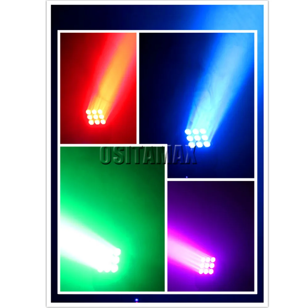 OSITAMAX-A 4PCS/VELIKO Blinder Matrika Pranje luči 9x12w Svetlobni Učinek RGBW 4IN1 Liro Blinder Gibljive Glave
