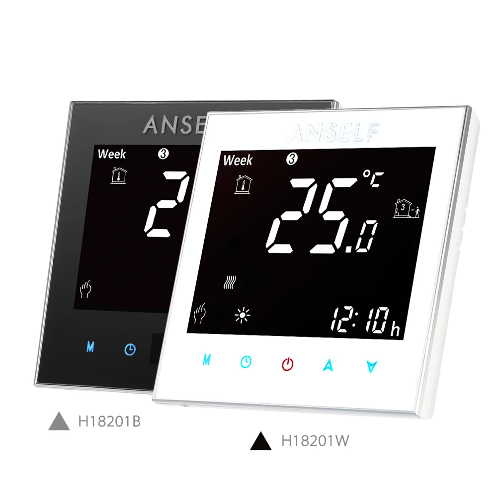 Thermoregulator Zaslona na Dotik Gretje Termostat za Toplo Tla, Vodo, Ogrevanje na Sistem Termostat 16A 110~240V