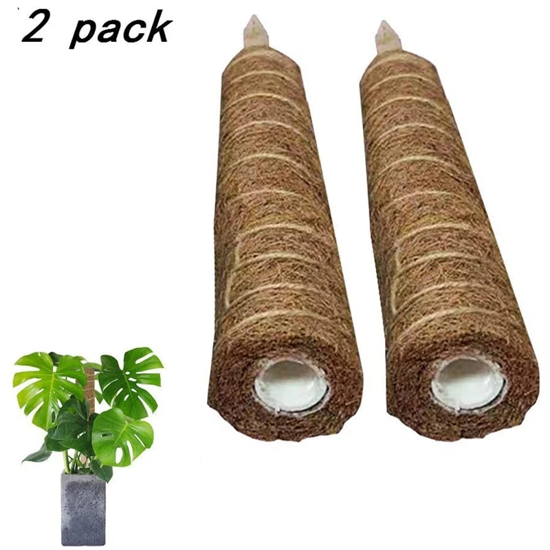 2PCS 17 Palčni Coco kokosovega vlakna Totem Polov,-Podpira Sobne Rastline Rastejo Gor-Uporablja Moss Pole za na Rastlin na Podporo