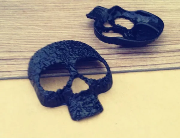 4pcs/veliko črno barvo lobanje masko ogrlica Čar Obesek 34mmx40mm