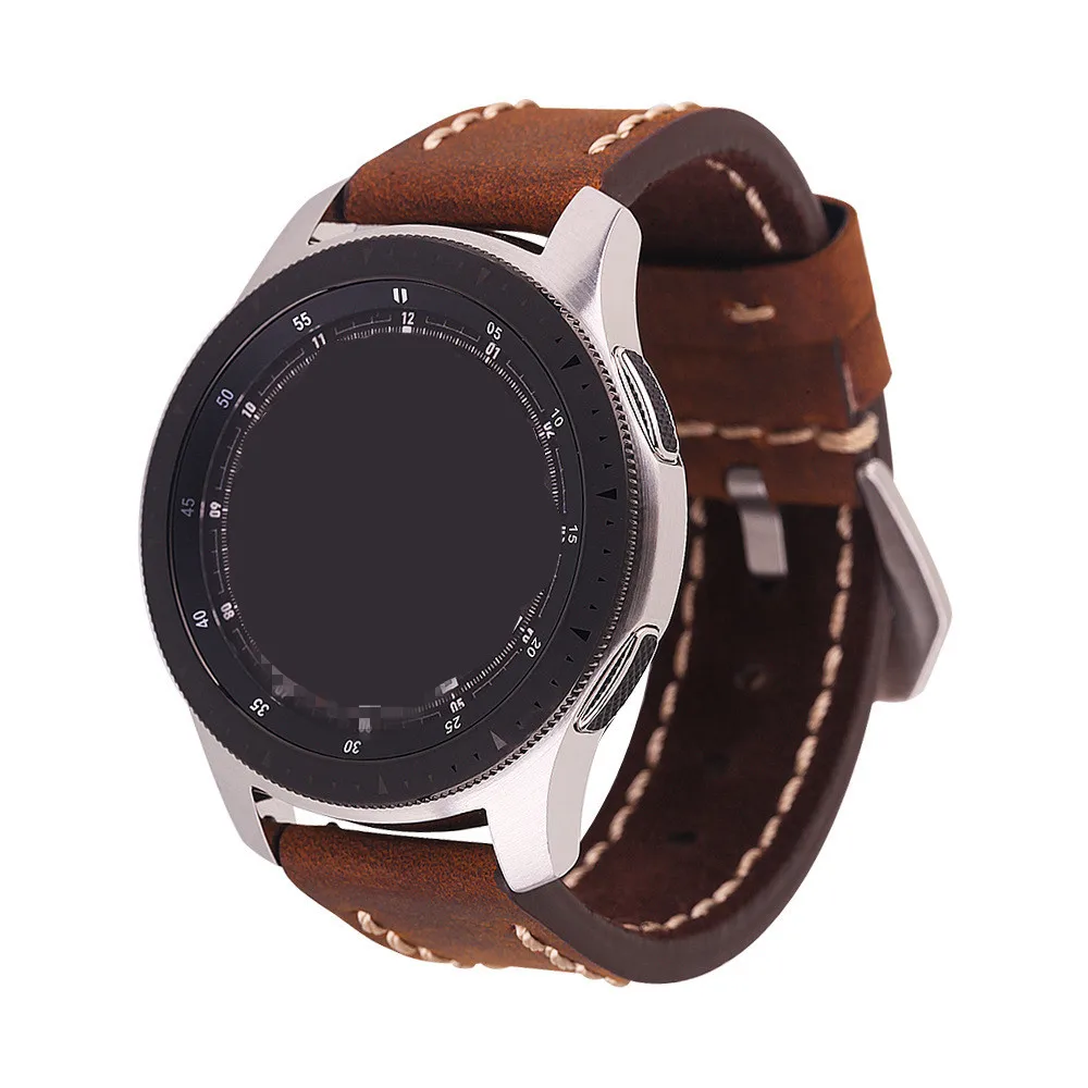 Cowhide Watchbands 20 22 24 mm Ženske Moški Hitro Sprostitev Za Samsung Prestavi S3 Pravega Usnja Vintage Watch Pasu Trak
