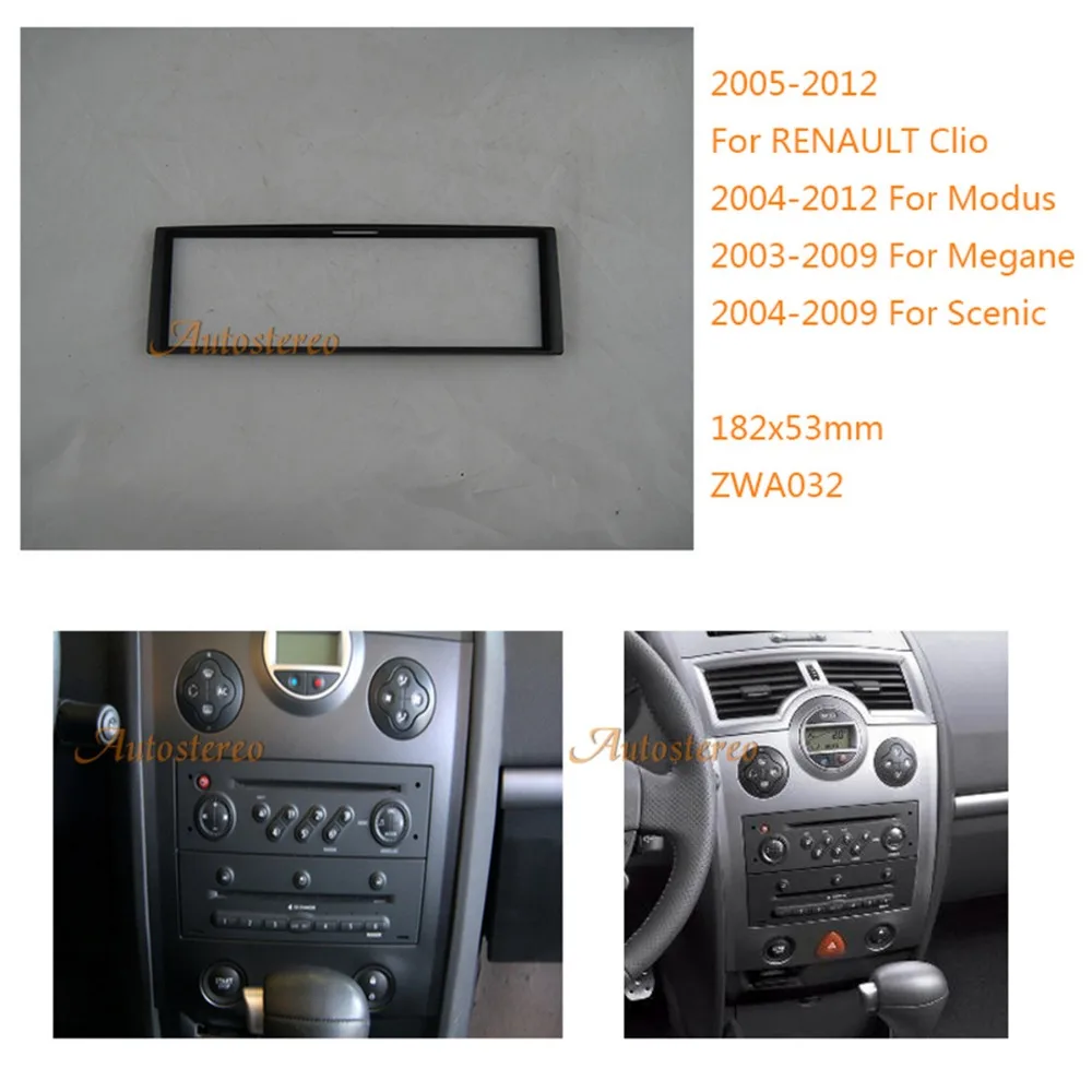 Avto Radio Fascijo za RENAULT Clio 2004-2012 Modus 2003-2009 Megane,Scenic Stereo Fascijo Dash CD Trim Installation Kit 11-032