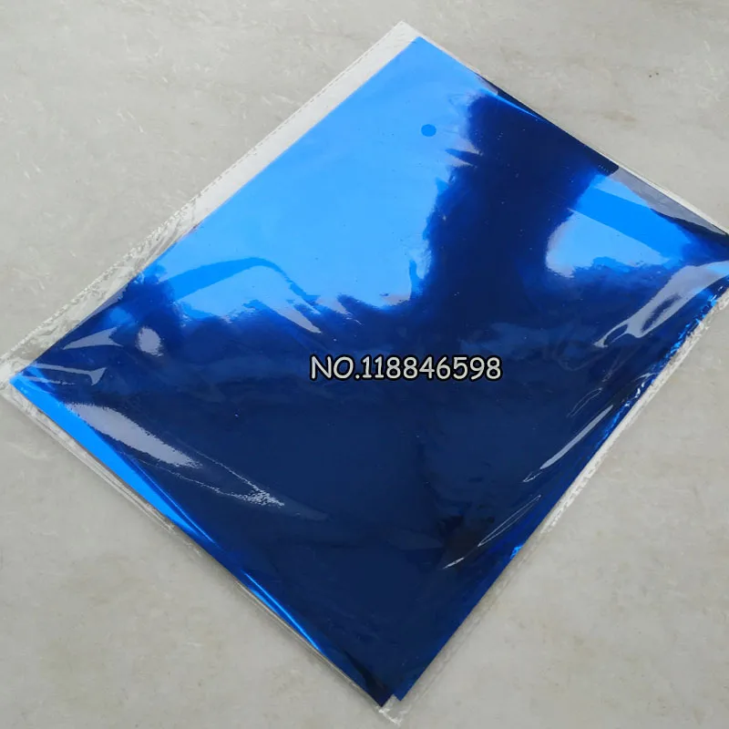 50Pcs 20x29Cm A4 Modra Barva Vroče Kovanje, Folija, Papir za Trdi Polje in Plastičnega Materiala