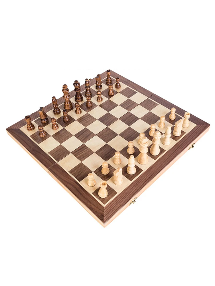 Magnetni Leseni Šah Igra Profesionalni Set Za Odrasle Otroke Tabela Igra Izobraževalne Šah Igra, Igrača