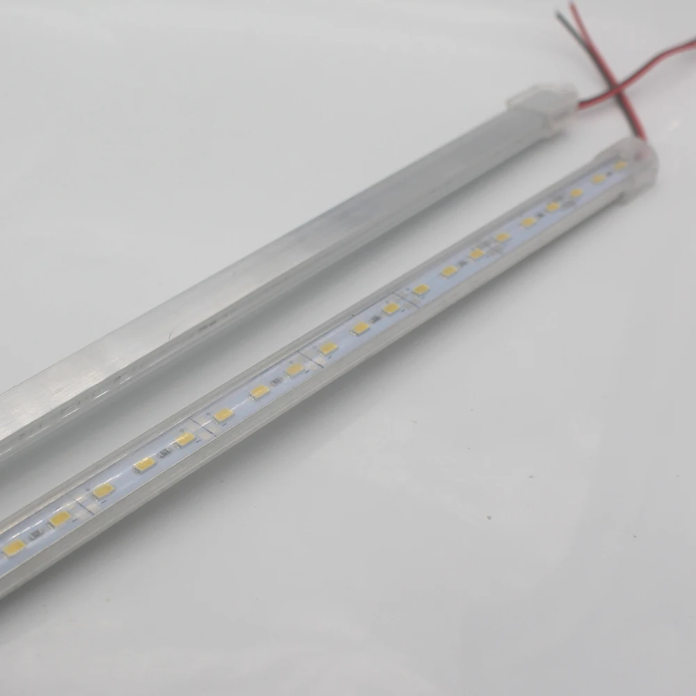 5Pcs 50 cm DC12V SMD 5630/5730 LED Toga LED Trak Bar Light+pc pokrov LED Bar Lahka cev (toplo bela / cool white)