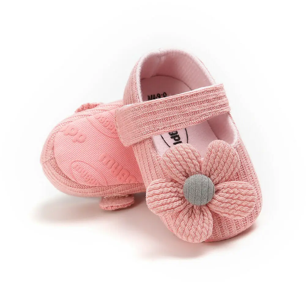 2019 Nov Baby Čevlji Newborn Baby Dekle Mehka Podplatom Jasle Čevlji Cvet Bombaža Prewalker Čevlji za Malčke Baby Anti-slip Čevlji 0-18 M