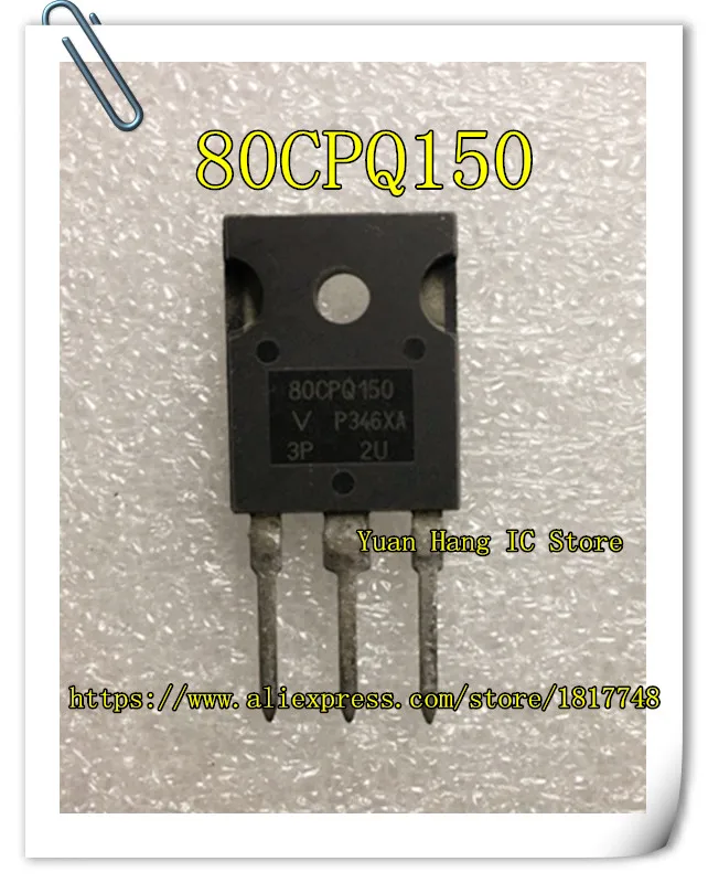 10pcs/veliko 80CPQ150 80A150V ZA-247 Schottky dioda usmernik