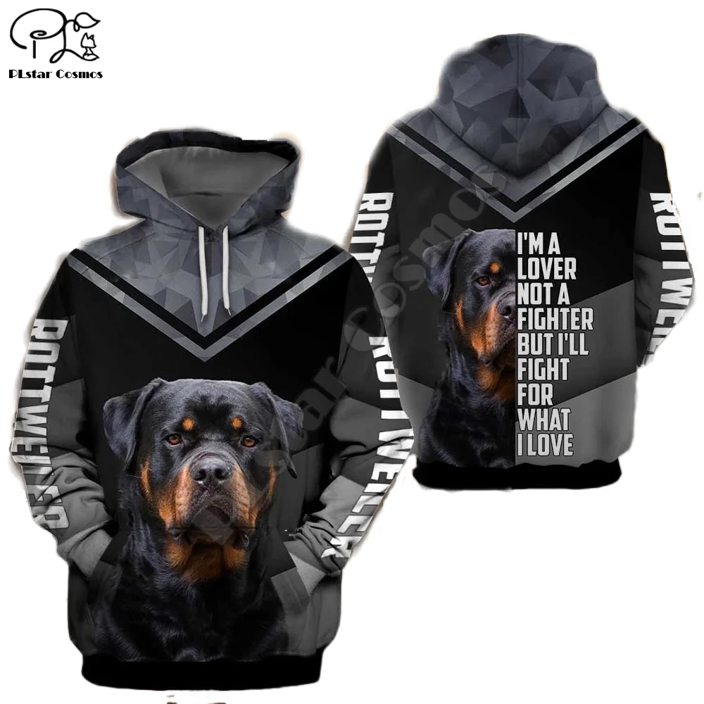 Unisex Mens Rottweiler Pes 3d tiskanja hoodies zadrgo jeseni long sleeve zgornji del Trenirke ženske puloverju trenirko kapuco pomlad outwear