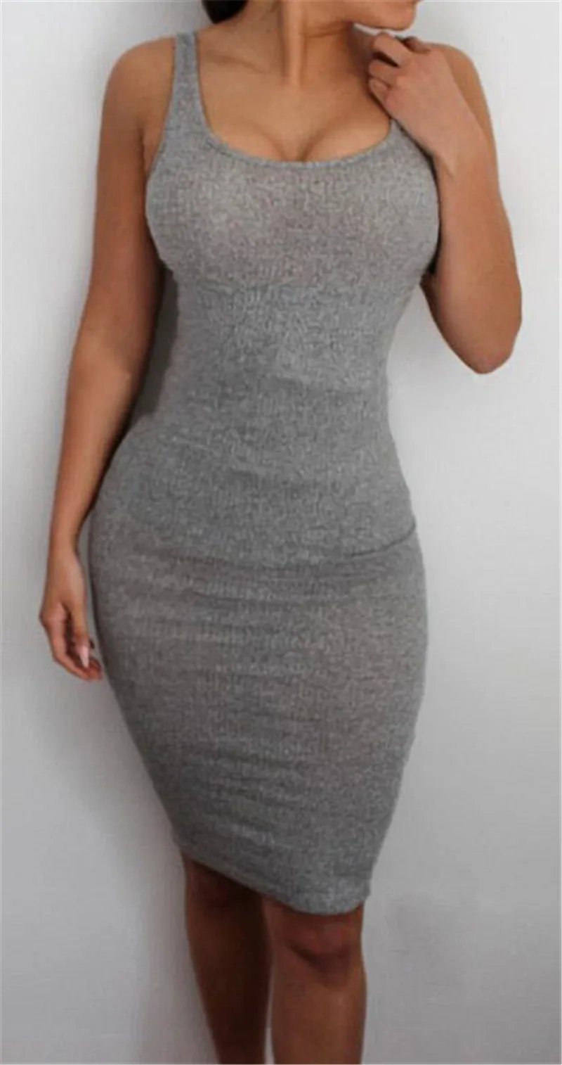Vroče Prodajo žensk Paket Hip Obleko Povoj Bodycon Mini Obleka Visoko Pasu Slim Trdna Sivo Priložnostne Obleko