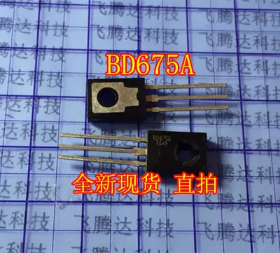 10pcs/veliko BD675A Novo Darlington Kristalno Tranzistor BD675 Paket-126