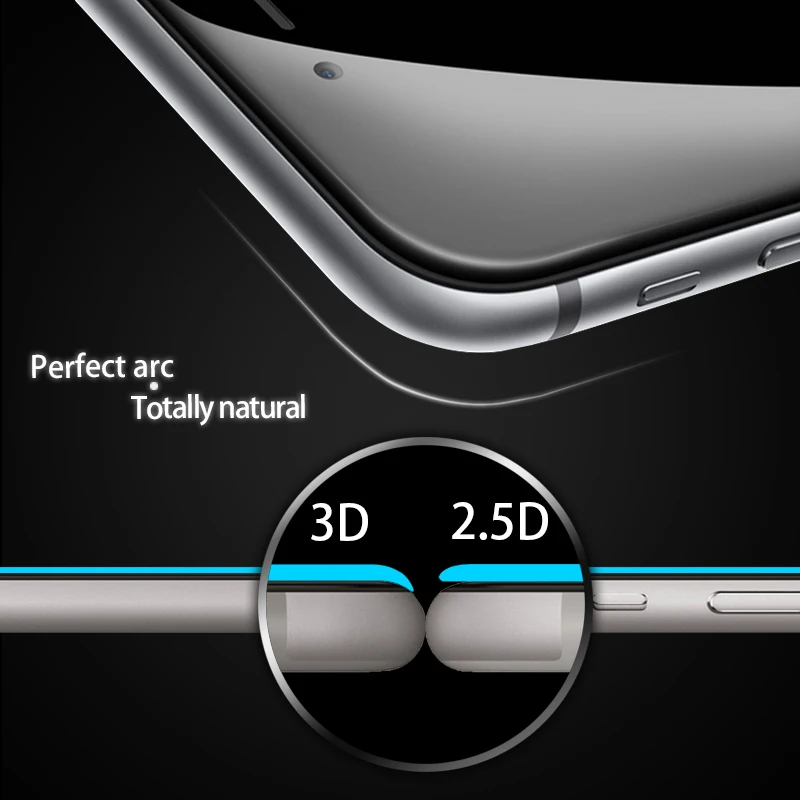 Nov slog Celoten steklen Pokrov 3D kaljeno steklo film Za Xiaomi opomba 2 3D Stekla film Za Xiaomi mi opomba 2 Ukrivljeni rob stekla film