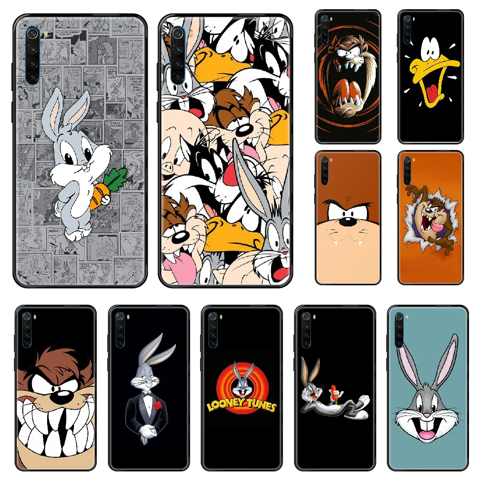 Looney Tunes Bugs Bunny primeru Telefon Za Xiaomi Redmi Opomba S2 4 5 6 7 8 A S X Pro Plus črno precej funda tpu prime trend pokrov