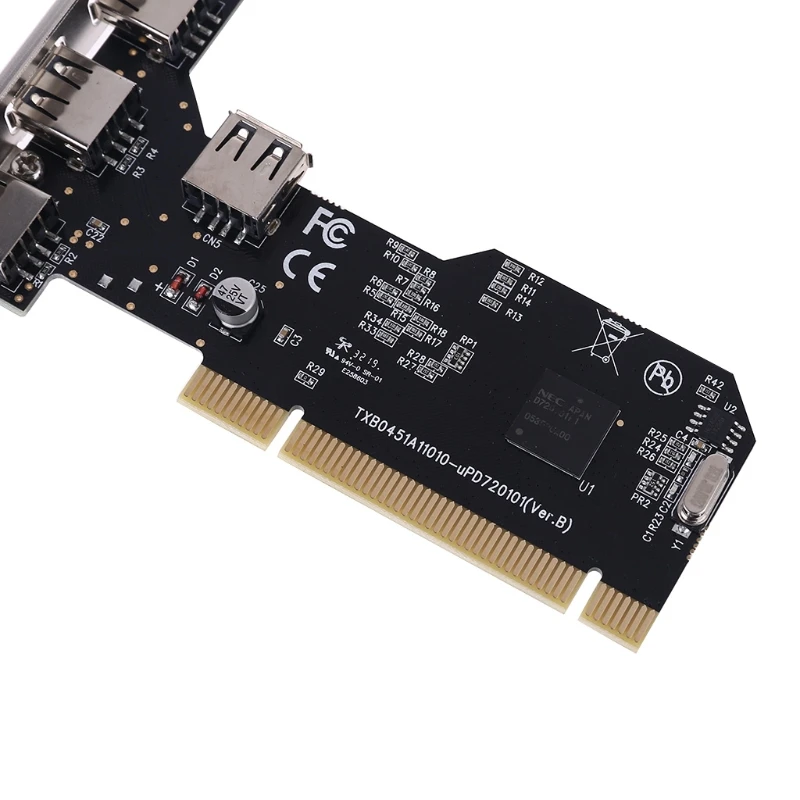 5 Vrata USB 2.0 PCI Controller Hub Širitev Kartico 480Mbps Namizje Pretvornik NEC720101 Chipset Driver