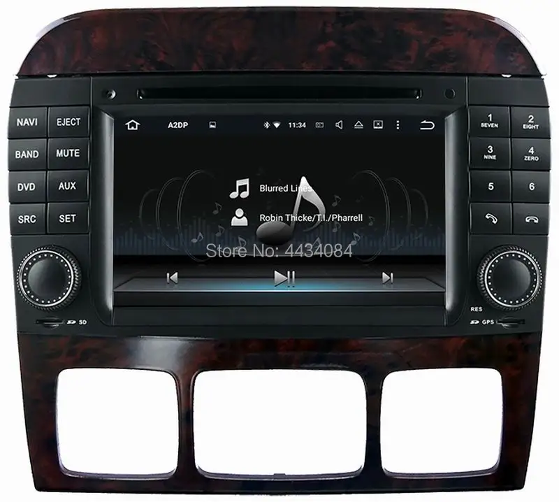 Ouchuangbo PX5 autoradio stereo avto, gps, android 10 MB Mercedes S W220 1998-2005, ki podpirajo Bluetooth, wifi, BT csd 8 Jeder 4+64