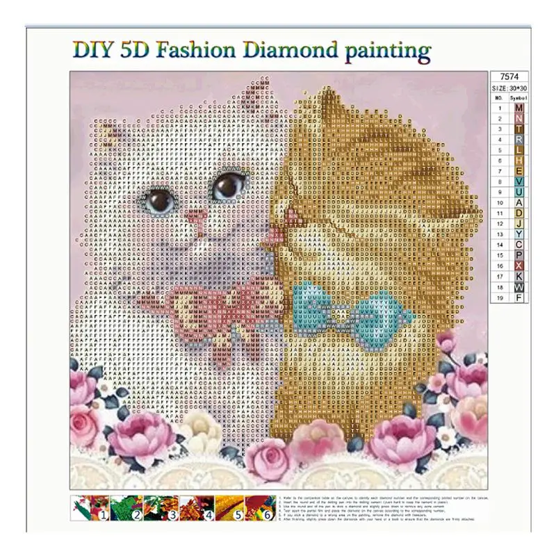 5D Diy Diamond Slikarstvo Navzkrižno Šiv Nekaj Mačka Diamond Slikarstvo Krog Vezenje Okrasnih Živali