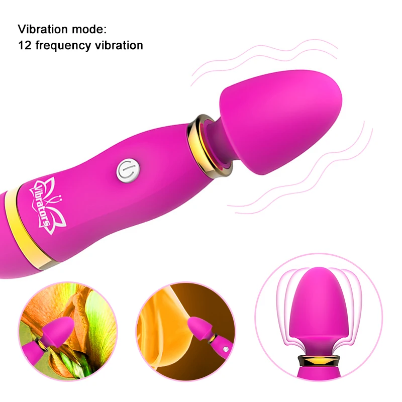 G-spot Vibrator Ženska Masturbacija Silikonski Klitoris Spodbujanje Odraslih Izdelkov AV Palico Čarobno Palico Sex Igrače za Ženske Sex Shop