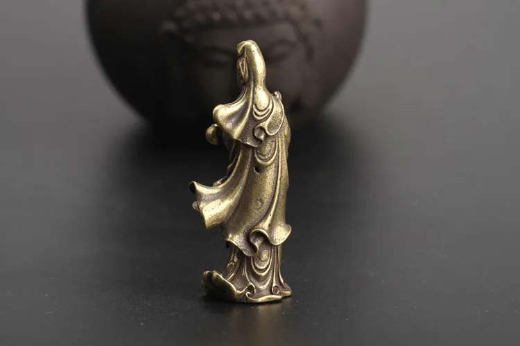 GuanShiYin Bodhisattva kip bronasto organ za varstvo obesek obesek