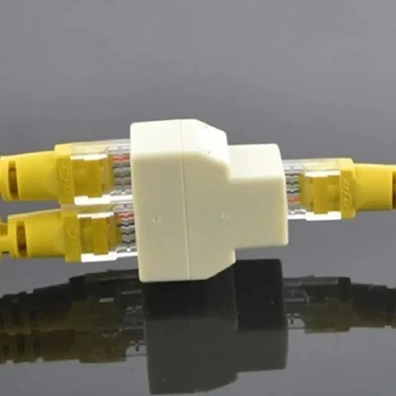 Tovarne neposredno omrežni kabel tri-način glavo RJ45 omrežje omrežni priključek kabel točko dva računalnika en priključek K8L3