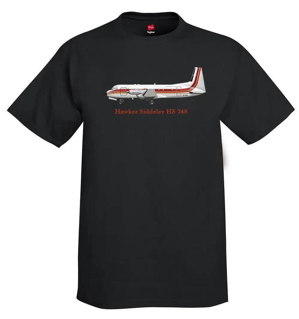 2019 Moda Bombaž Vrh Barva Letala Siddeley Hs 748 Letenje T-Shirt - Osebno S Svojo cotton Tee Majice