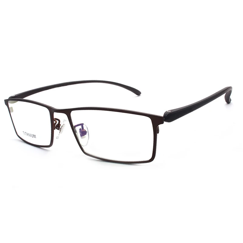 Titanove Zlitine Okvir Očal Je Polno Platišča Pravokotne Očala Optični Poslovnih Očala Prescriptionable Moški Slog