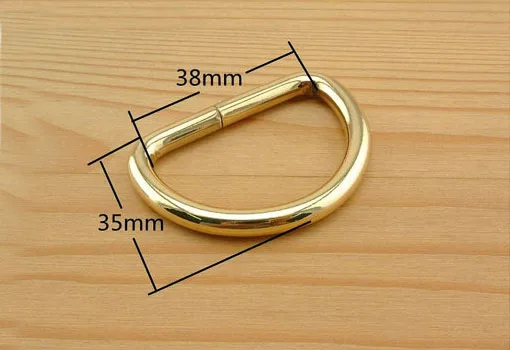 Kovinski Obroč 40 kosov 1.5 inch (38 mm) zlata, 5mm thinckness Težka trak D prstan