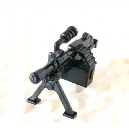 M249 težki mitraljez Mesto swat pištolo policija vojaško taktično orožje deli, pribor številke prvotne Stavbe Blok mini igrača