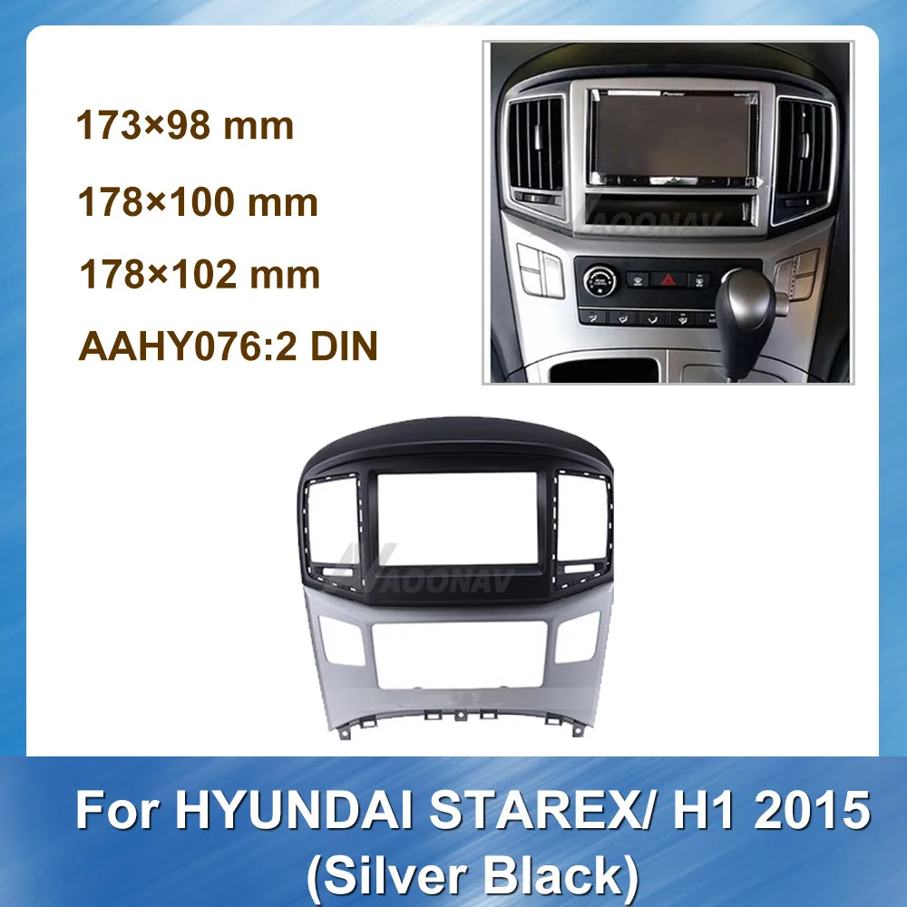 Avto Radio Fascijo Okvir Armaturna Plošča za Hyundai Starex H1 Glavo Enota Avto Uspela Stereo navigacija fascijo plošča je primerna