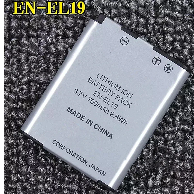 EN-EL19 SL EL19 litijeve baterije pack ENEL19 Digitalni fotoaparat baterija Za Nikon Coolpix S2600 S2700 S3100 S3500 S4100 S5200 S6400
