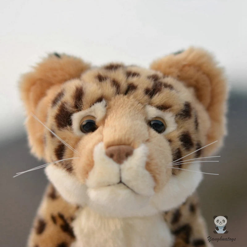 Lepo plišastih živali, igrače Resničnem življenju Leopard lutka otrok igrača mehko polnjene igrače dobre kakovosti rojstni dan darila