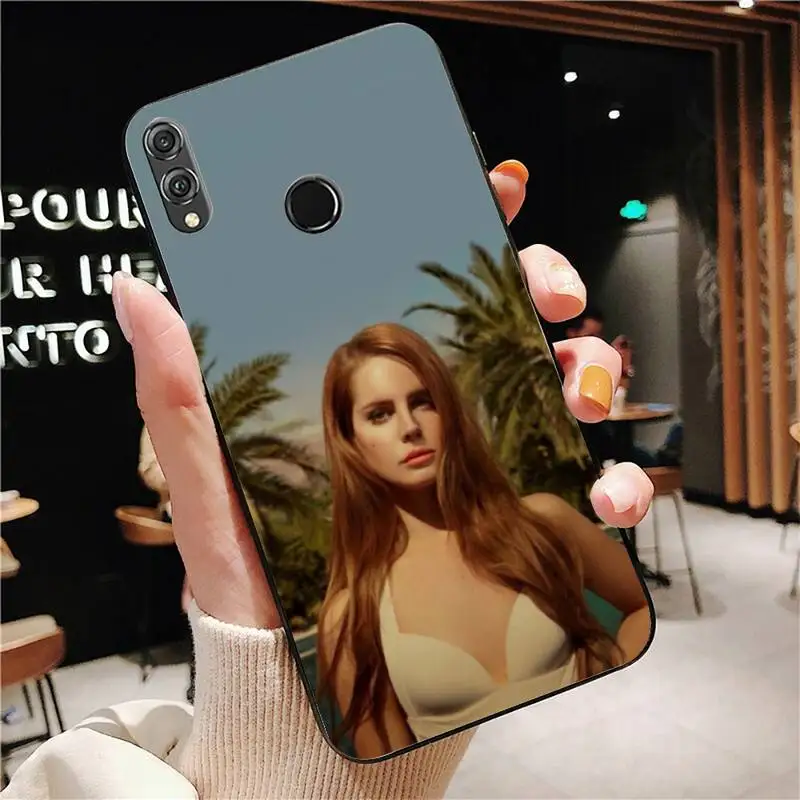 Lana Del Rey TPU Črno Mehko Telefon Primeru Za Huawei Mate 30 Pro P20 P30 P40 pro lite Y6 Y7 2019 primeru za Čast 8X 8A 10 20lite 10i