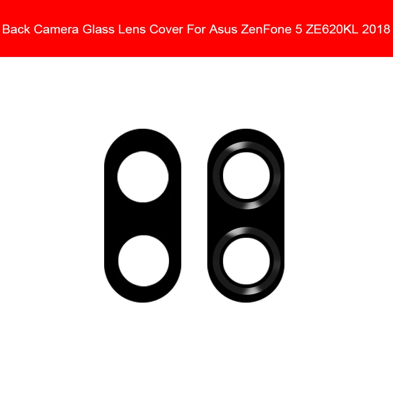 Zadnja Kamera Steklo Objektiv Za ASUS Zenfone 5 ZE620KL Kamera Zadaj Stekla, Pokrov Objektiva +Lepilo mobilni Telefon in Zamenjava rezervnih Delov