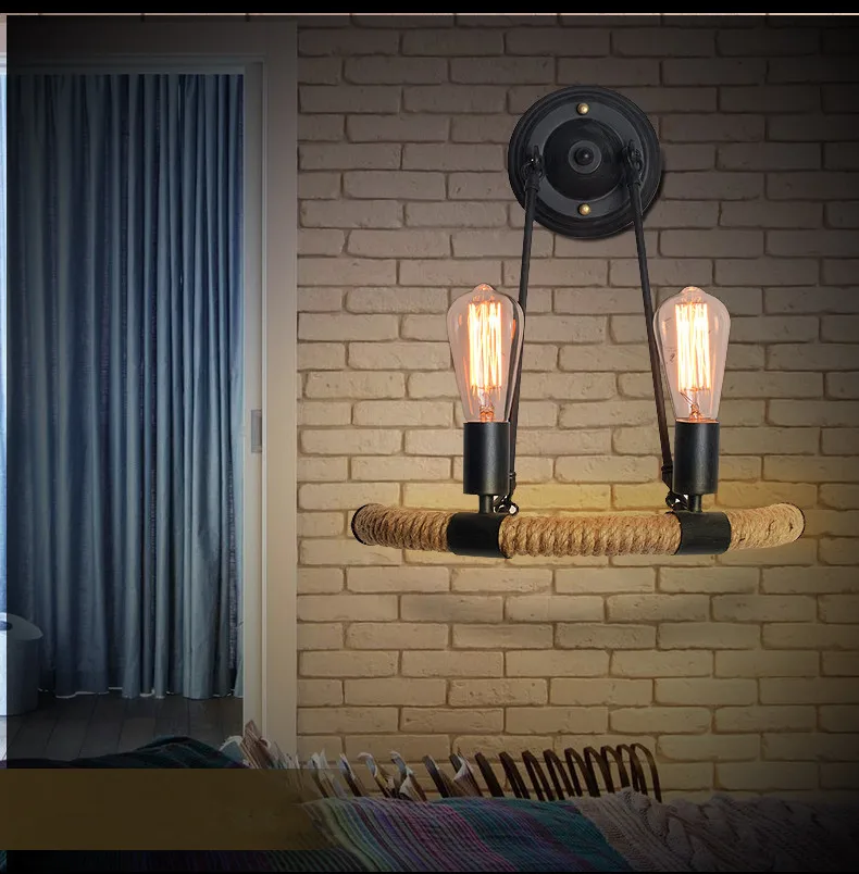 Japonska luminaria industrijske dekor vrv, dnevna soba, hodnik, spalnica spalnica lučka doma deco