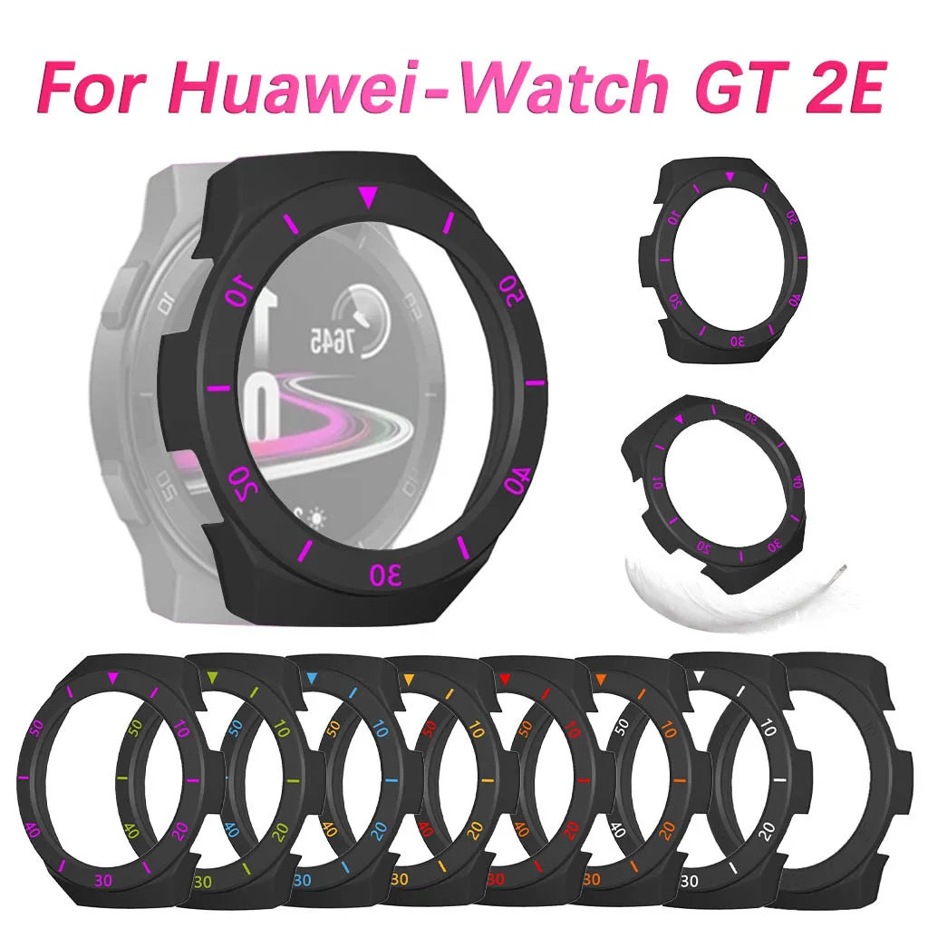 Watch primeru Mehke Tanke TPU Zaščitnik Odbijača Watch Okvir Primeru Kritje za Huawei-Watch GT 2E šuko Brand New Visoke Kakovosti