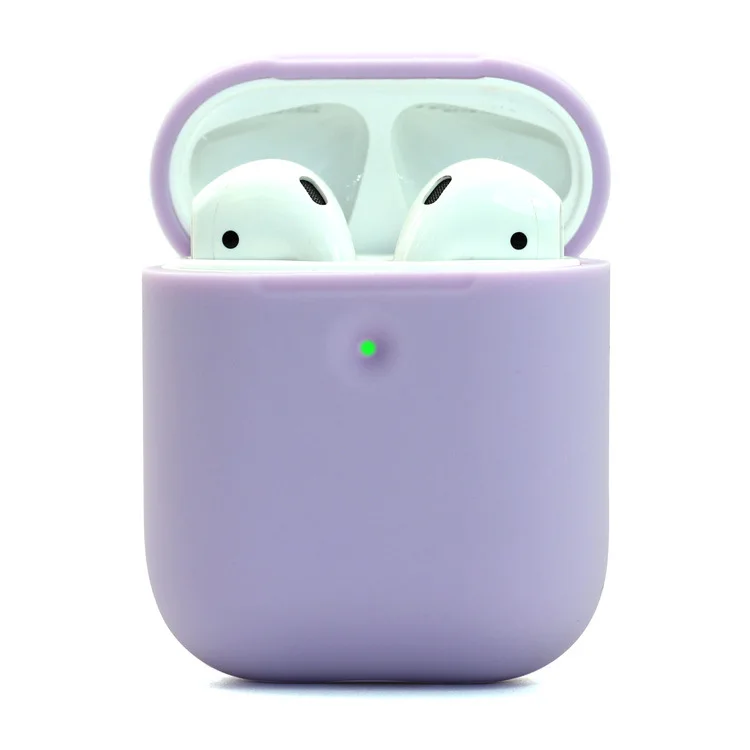 Silikonski Slušalke Primeru za Airpods Kože Rokav Torbica Polje Zaščitnik Brezžične Slušalke Zaščitni Pokrov Za Airpods 2 obeskov