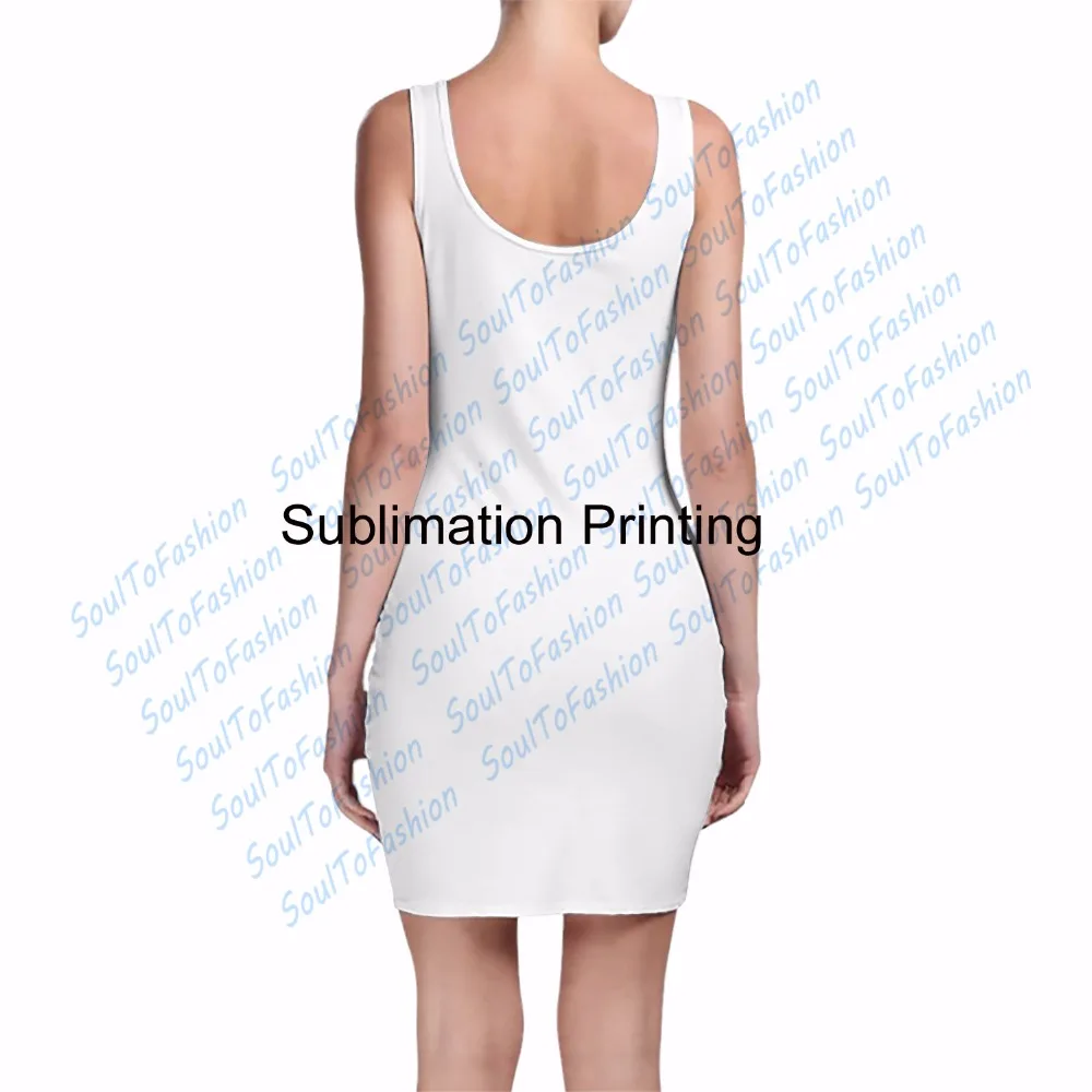 Custom Made-Creat svoje modele 3D Sublimacijski Tisk Mleko Svilene obleke