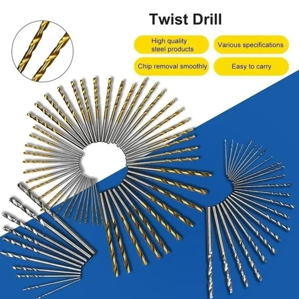 Jekla Kobalt Mini Twist Drill Bit nastavite Naravnost Kolenom Moč Luknjo Odpirač za Prebijanje Vrtanje WoodWorkings Za DIY Orodja F7X6