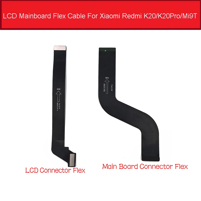 LCD-Motherboard Flex Kabel Za Xiaomi Redmi K20 / K20 PRO FPC MainBoard Glavni Odbor Flex Trak Za Xiaomi Mi 9T Mi9T Zamenjava