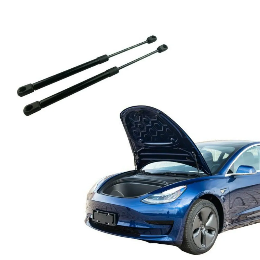 1 Nastavite Sprednji Prtljažnik Dvigalo Oporniki Za Tesla Model 3 Črna Vhodnih Vrat Boot Podporo Plin Šok Spomladi Hidravlični Palico Avto Dodatki