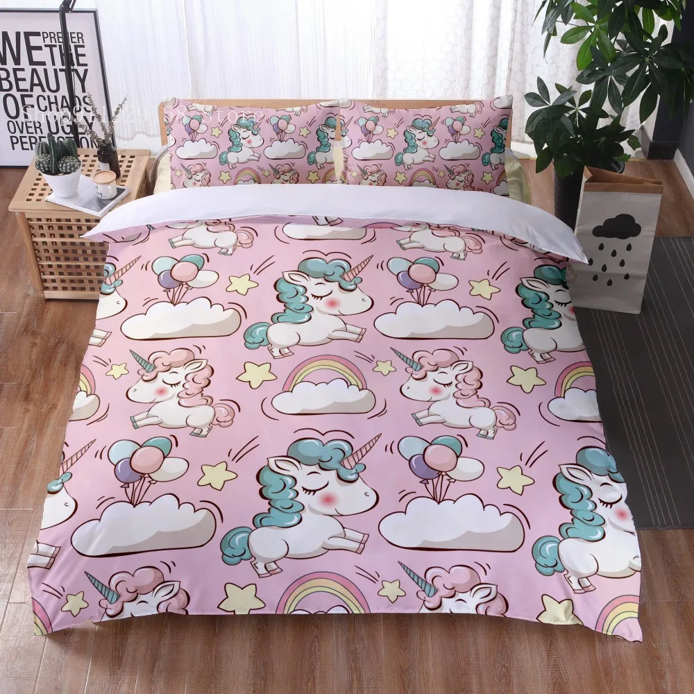 Cartoon živali odeja kritje posteljnina nabor 3d tiskanje rjuhe kritje eno dvojna odeja cover prevleke spalnica kritje odeja pokrov