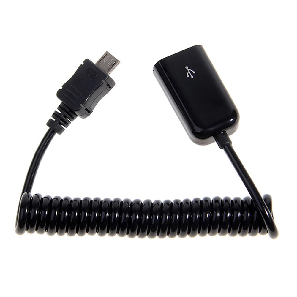 5pcs/veliko Pomlad Zložljive USB 2.0 A na Micro USB 2.0 5PIN OTG Kabel za Samsung HTC Telefone Android Tablet PC