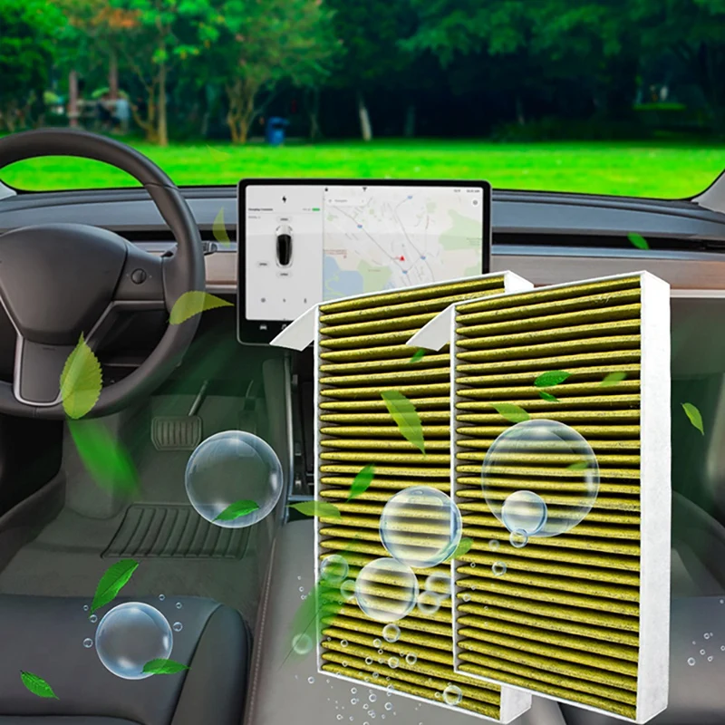 Za Tesla Model 3 Avto Zračni Filter klimatska Naprava Kabine Filter z aktivnim Ogljikom z Orodjem